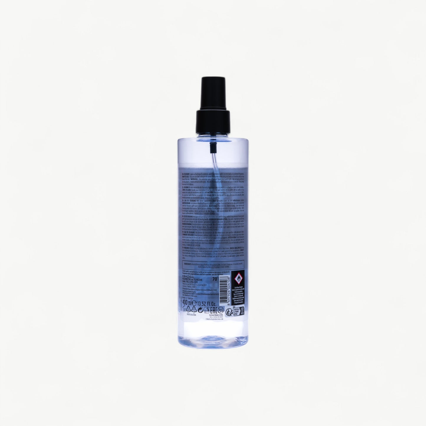 After Shave Cologne Body Splash - Silver