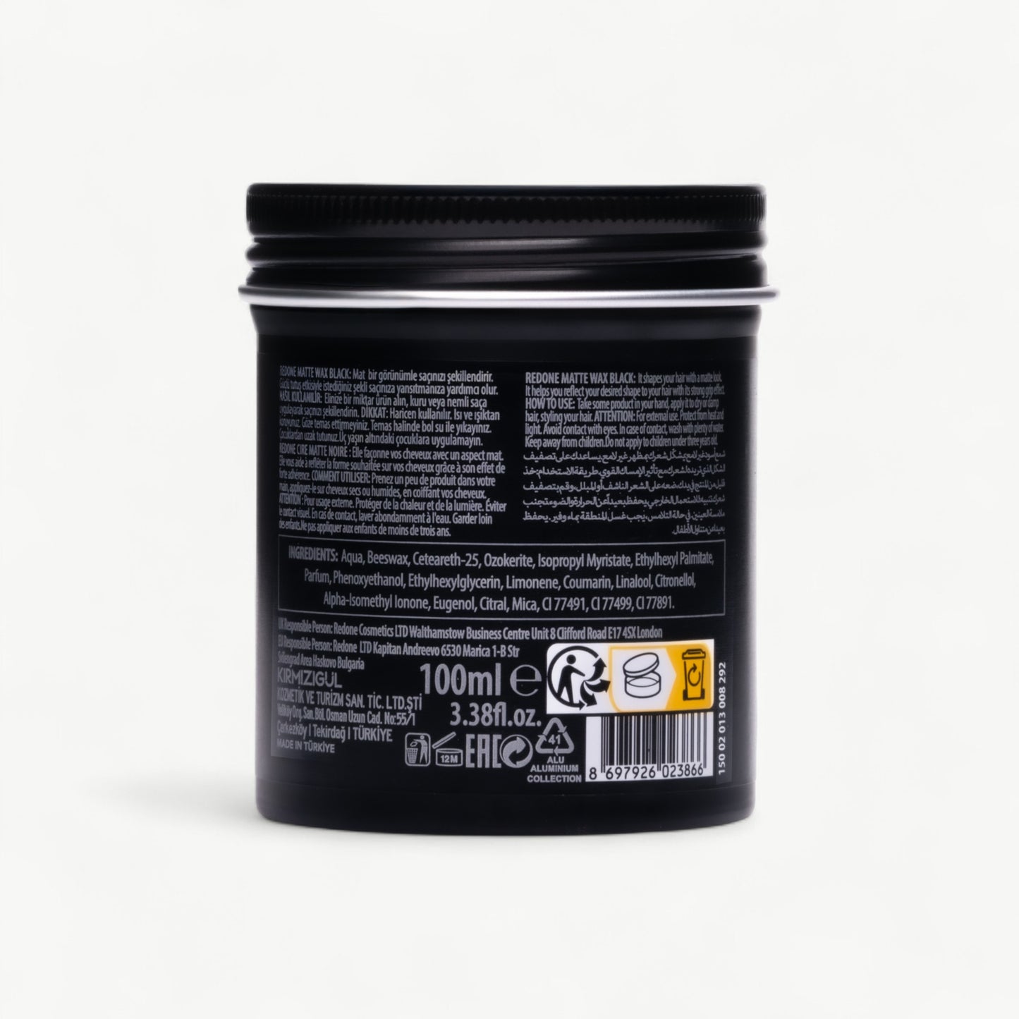 RedOne Hair Wax Matte Black