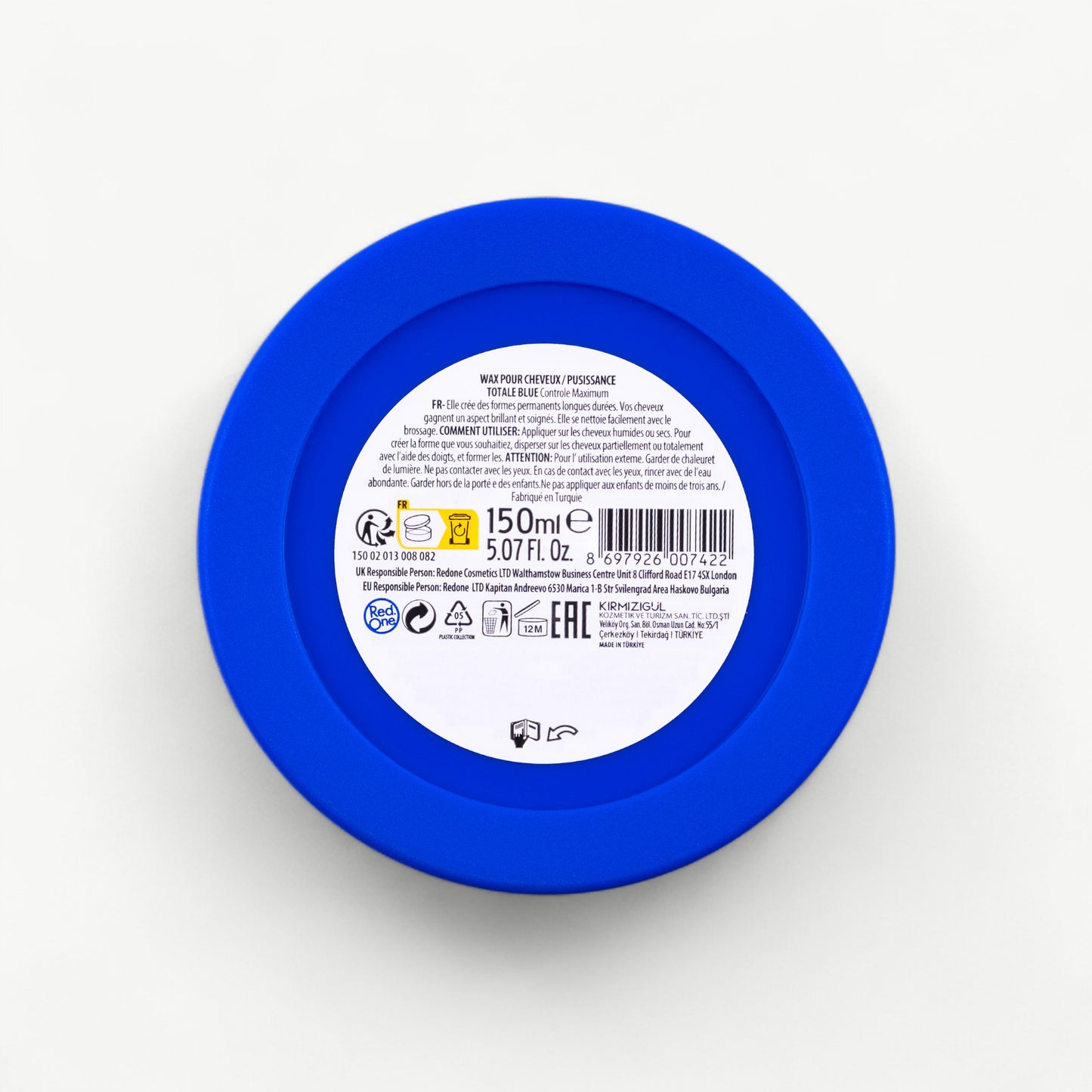 RedOne Aqua Hair Wax - Blue - 150ml