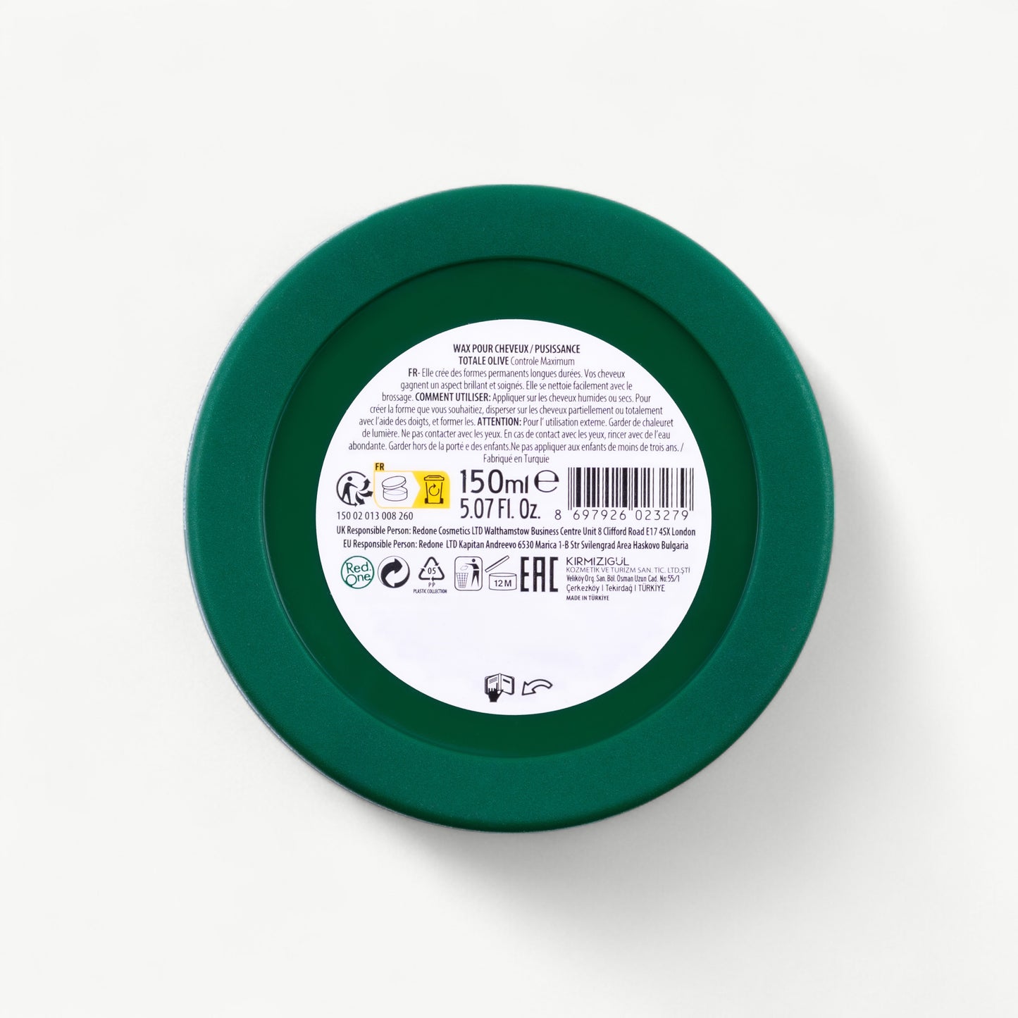 RedOne Aqua Hair Wax - Olive - 150ml