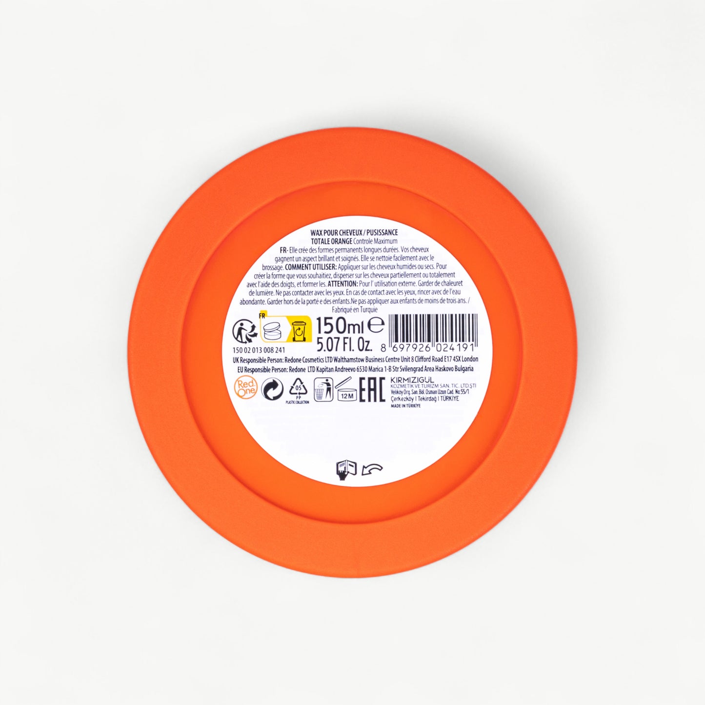 RedOne Aqua Hair Wax - Orange - 150ml