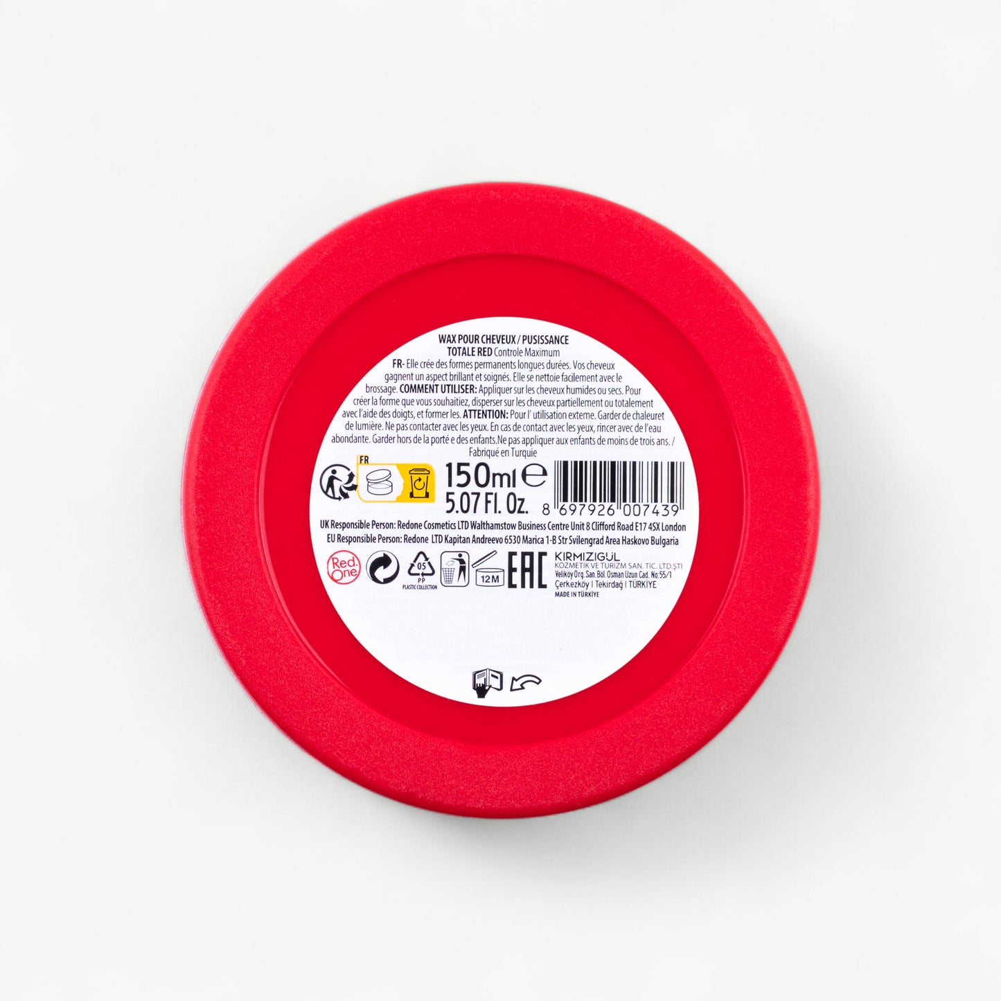 RedOne Aqua Hair Wax - Red - 150ml